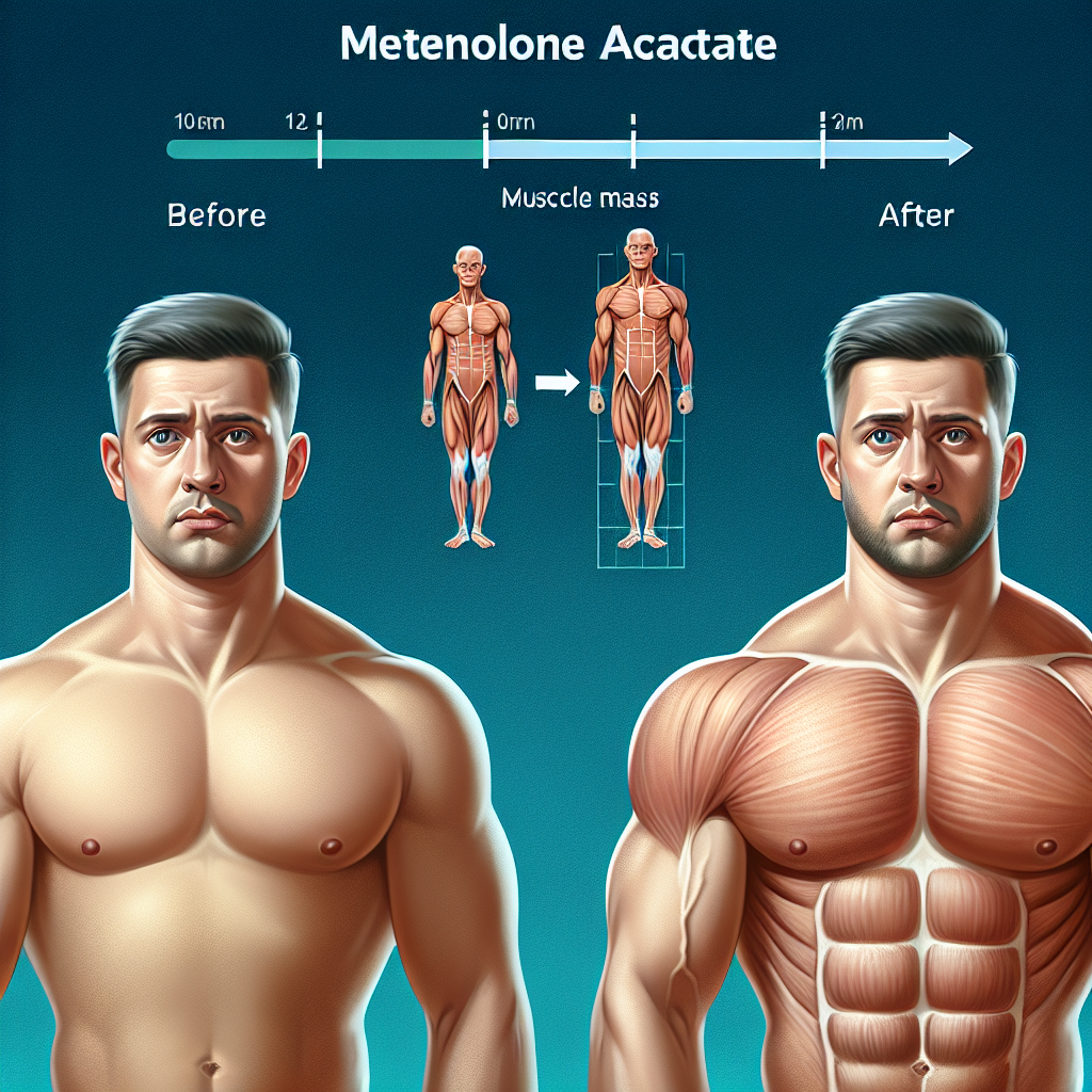 Gli effetti dell'acetato di metenolone sull'incremento della massa muscolare